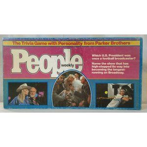 Vintage 1984 People Weekly Trivia Family Board Game
